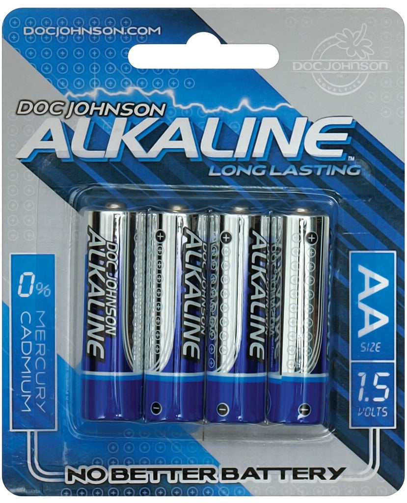 Doc Johnson Alkaline Batteries - AA 4 Pack-Batteries-Doc Johnson-Slightly Legal Toys