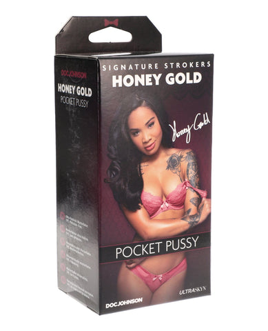 Signature Strokers Honey Gold Ultraskyn Pocket Pussy