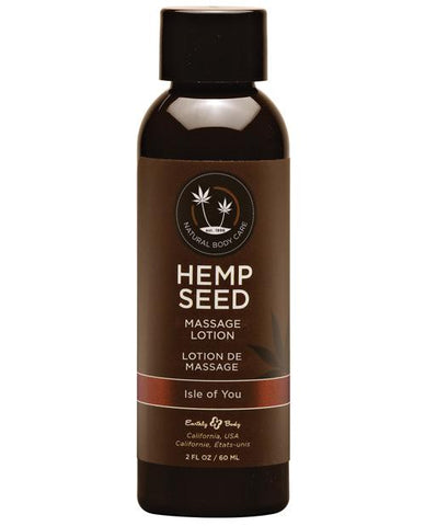 Hemp Seed Massage Lotion 2 oz - Random Scent - Slightly Legal Toys - Hemp Seed Massage Lotion 2 oz - Random Scent  Slightly Legal Toys