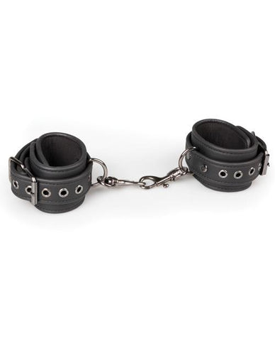 Easy Toys Fetish Ankle Cuffs - Black - Slightly Legal Toys - Easy Toys Fetish Ankle Cuffs - Black BK - Black, Leg & Ankle Cuffs Edc Internet Bv