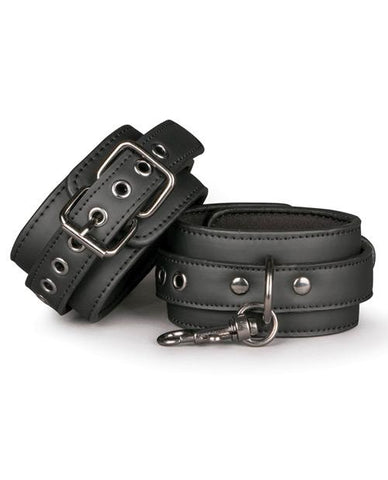 Easy Toys Fetish Ankle Cuffs - Black - Slightly Legal Toys - Easy Toys Fetish Ankle Cuffs - Black BK - Black, Leg & Ankle Cuffs Edc Internet Bv