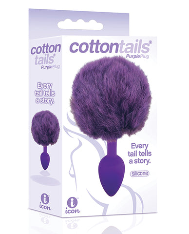 The 9's Cottontails Silicone Bunny Tail Butt Plug