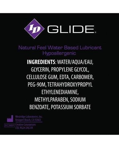 ID Glide Water Based Lubricant