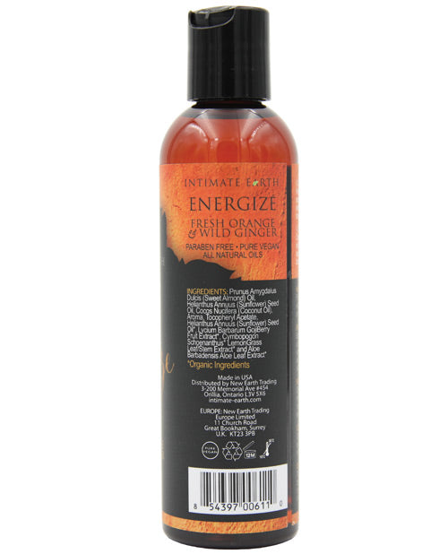 Energizing Aromatherapy Massage Oil - Orange & Ginger