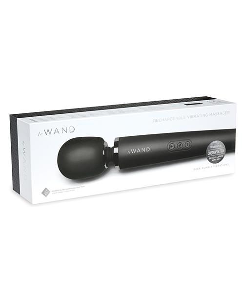 Le Wand Rechargeable Massager - Black - Slightly Legal Toys - Le Wand Rechargeable Massager - Black abs_plastic, BK - Black, Box, Mitts And Tools, silicone Cotr INC