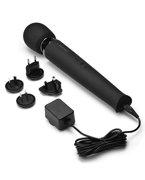 Le Wand Rechargeable Massager - Black - Slightly Legal Toys - Le Wand Rechargeable Massager - Black abs_plastic, BK - Black, Box, Mitts And Tools, silicone Cotr INC