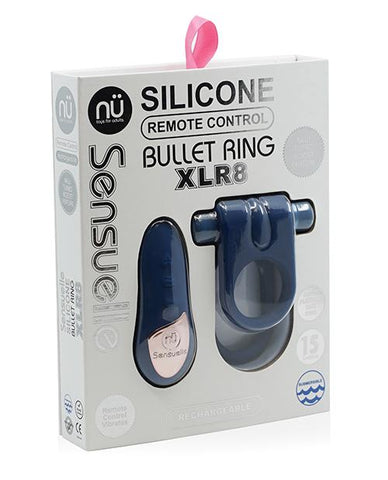 Sensuelle Silicone Remote Control XLR8 Turbo Boost Bullet Ring