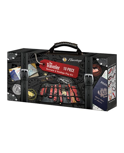 The Traveler Briefcase 10pc Restraint & Bondage Play Kit