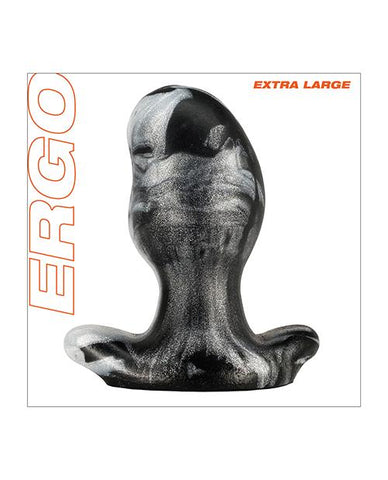 Oxballs Ergo Buttplug - Platinum Silicone Swirl
