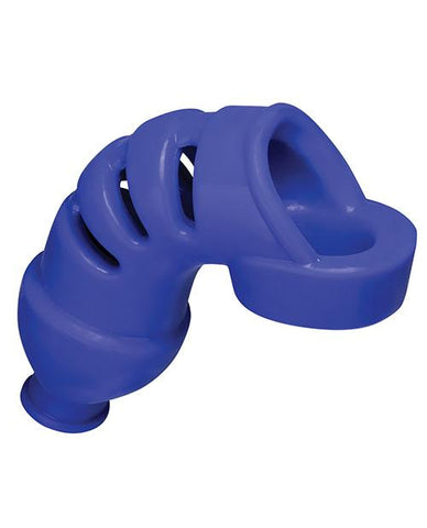 Hunky Junk Lockdown Chastity - Cobalt-Bondage Blindfolds & Restraints-Blue Ox Designs LLCDba Oxballs-Slightly Legal Toys