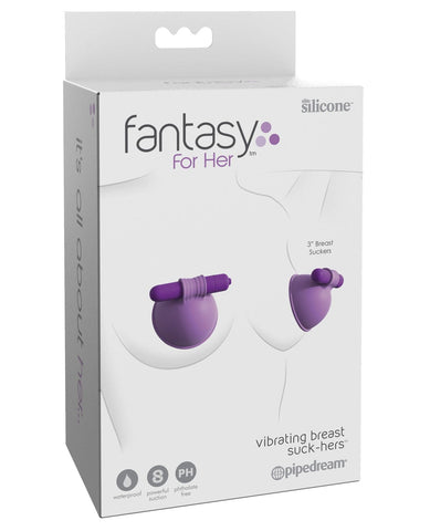 Fantasy For Her Vibrating Breast Suck-hers-Stimulators-Pipedream Products-Slightly Legal Toys
