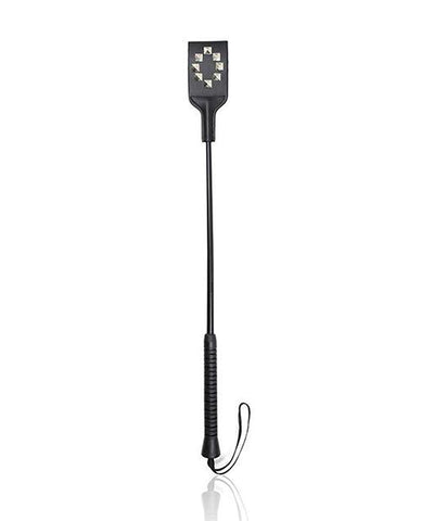 Plesur Xo Studded Pvc Crop - Black - Slightly Legal Toys - Plesur Xo Studded Pvc Crop - Black Bag, BK - Black, Paddles, pvc S & G Entertainment / Plesur