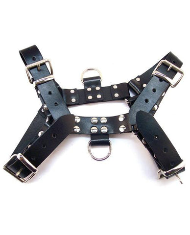 Rouge Over The Head Harness - Slightly Legal Toys - Rouge Over The Head Harness Body Harnesses - Leather Rouge Group Ltd
