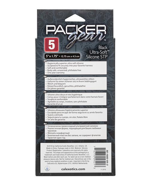 Packer Gear 5" Ultra Soft Silicone STP - Black