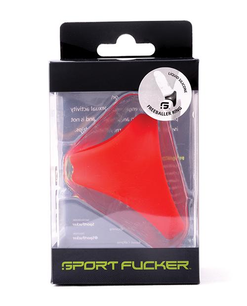 Sport Fucker Freeballer Ring - Slightly Legal Toys - Sport Fucker Freeballer Ring Cock & Ball Combos, RD - Red, silicone, thermoplastic_rubber_ 665 INC