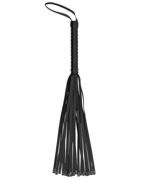 Shots Ouch Skull Whip - Slightly Legal Toys - Shots Ouch Skull Whip Bag, BK - Black, genuine_leather, Whips Shots America LLC