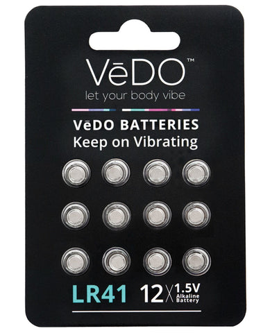 VeDO LR41 Batteries - 1.5V Pack Of 12-Batteries-Savvy Co.-Slightly Legal Toys