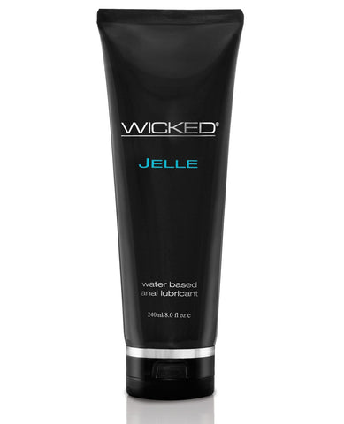 Wicked Sensual Care Jelle Waterbased Anal Lubricant - Fragrance Free-Lubricants-Wicked Sensual Care-8 Oz.-Slightly Legal Toys
