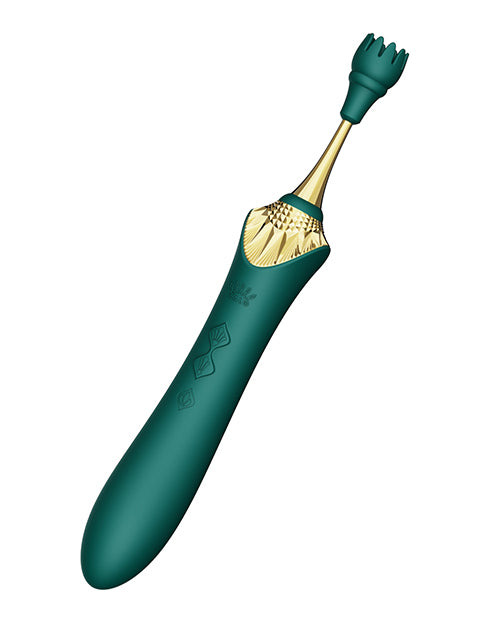 Zalo Bess 2.0 Clitoral Vibrator - Turquoise Green
