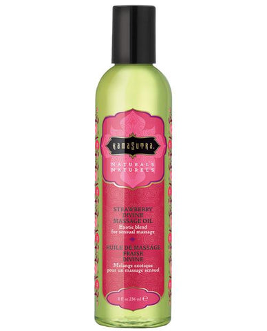 Kama Sutra Naturals Massage Oil-Massage Products-Kama Sutra-Strawberry Divine-Slightly Legal Toys