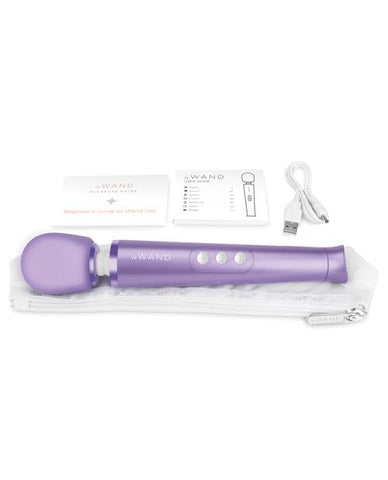 Le Wand Petite Rechargeable Vibrating Massager-Massage Products-Cotr INC-Violet-Slightly Legal Toys