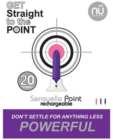 Sensuelle Point Plus Rechargeable Bullet-Stimulators-Novel Creations Usa INC-Slightly Legal Toys