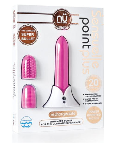 Sensuelle Point Plus Rechargeable Bullet-Stimulators-Novel Creations Usa INC-Slightly Legal Toys
