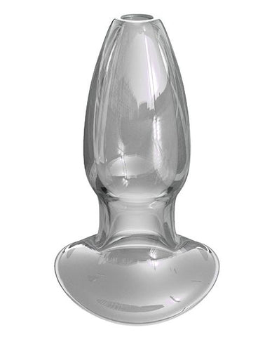 Anal Fantasy Elite Glass Anal Gaper - Slightly Legal Toys - Anal Fantasy Elite Glass Anal Gaper Butt Plugs, CL - Clear, glass, Glass Butt Plug Pipedream Products