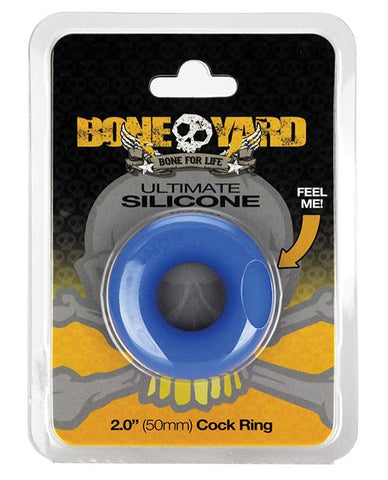 Boneyard Ultimate Silicone Cock Ring - Slightly Legal Toys - Boneyard Ultimate Silicone Cock Ring BK - Black, Cockrings & Lassos, silicone Rascal Video LLC