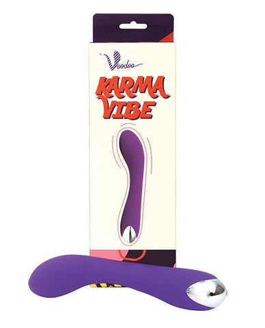 Voodoo Karma Vibe Waterproof G-Spot - Slightly Legal Toys - Voodoo Karma Vibe Waterproof G-Spot abs_plastic, Classic & Standard, PR - Purple, silicone Thank Me Now INC