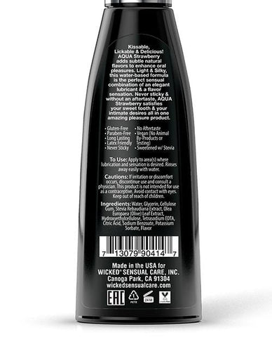 Wicked Sensual Care Aqua Waterbased Lubricant - Flavors-Lubricants-Wicked Sensual Care-Slightly Legal Toys