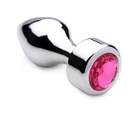 Booty Sparks Weighted Hot Pink Gem Anal Plug
