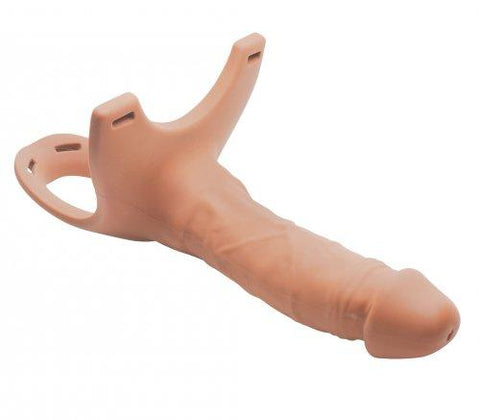 Size Matters Hollow Silicone Dildo Strap-On