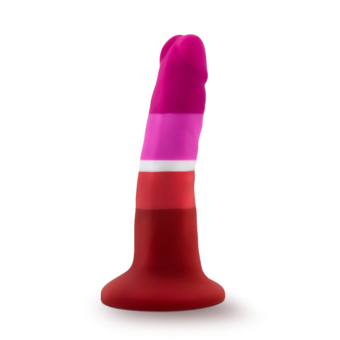 Avant Pride 3 Silicone Dildo - Lipstick Lesbian - Slightly Legal Toys - Avant Pride 3 Silicone Dildo - Lipstick Lesbian Probes & Plugs, silicone Blush Novelties