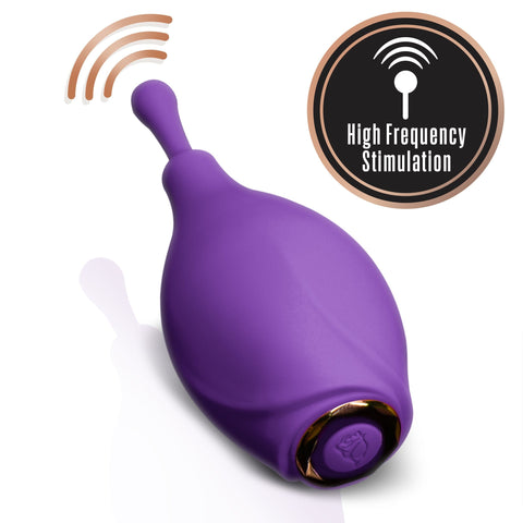 Lush Juna High-Frequency Vibe w/4 Attachments - Slightly Legal Toys - Lush Juna High-Frequency Vibe w/4 Attachments abs_plastic, Clit Ticklers, PR - Purple, silicone Blush Novelties